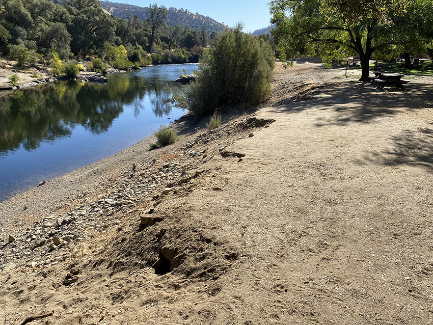 Future upstream view of river.